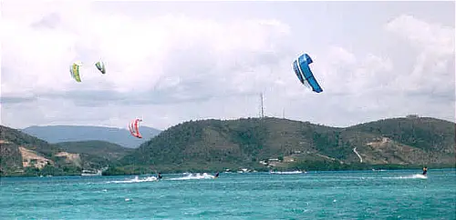 kite surfing